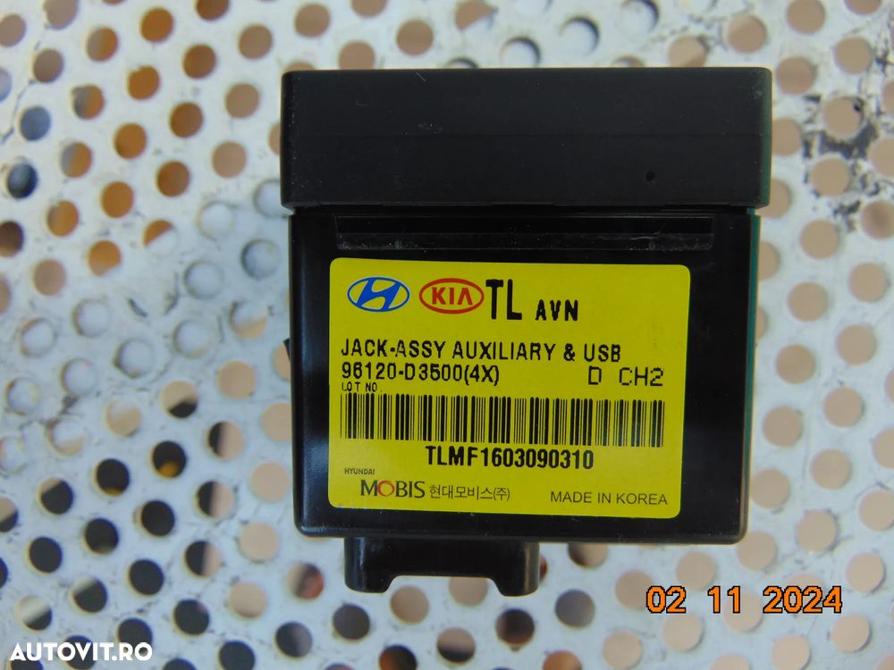 Port USB Hyundai Tucson 2014-2020 aux modul usb cod d3500 mufa usb - 3