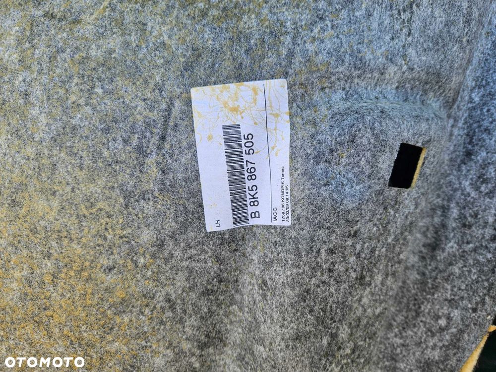 Podsufitka 8K5867501 V48 8K5867505 Sufit Osłona Tapicerka S-Line Czarna Soul Audi A4 B8 Sedan - 35