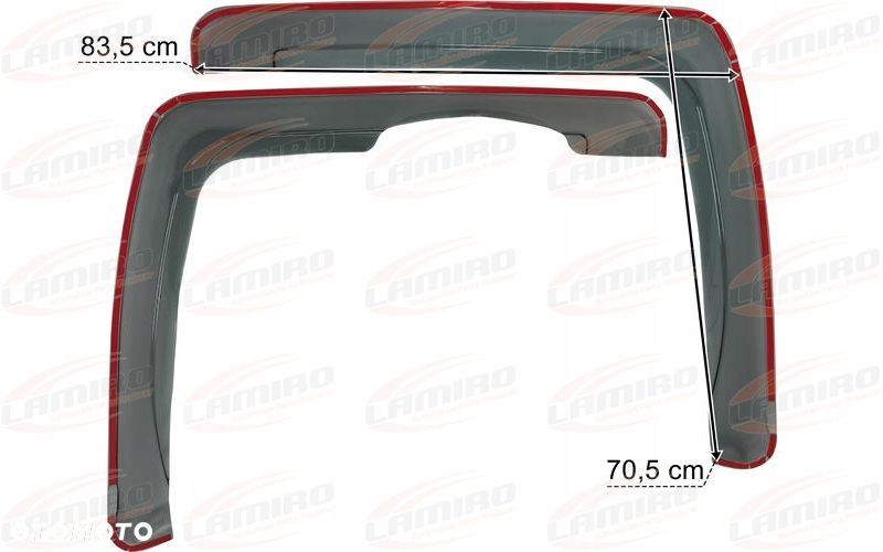 OWIEWKI SZYB BOCZNYCH MERCEDES AXOR ATEGO - 2