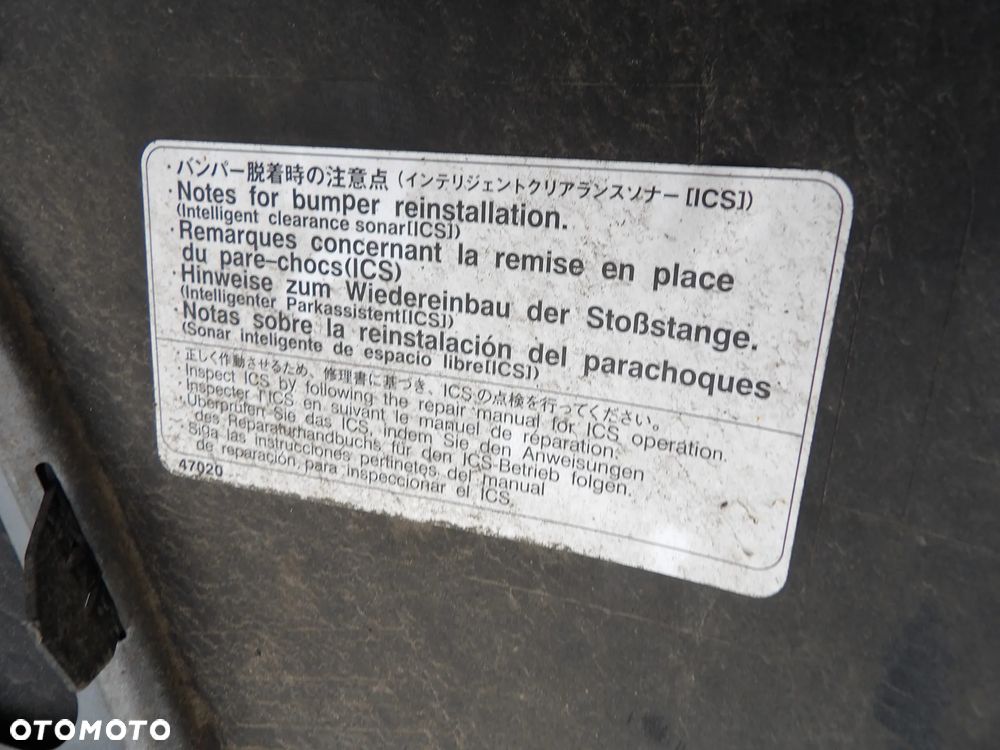 TOYOTA - COROLLA E21 - ZDERZAK TYLNY - ORYGINAŁ - 4