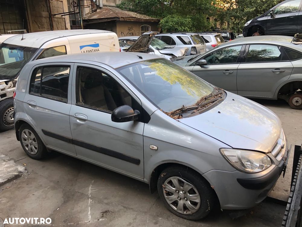Dezmembrez Hyundai Getz 2009 1,1 benzima gri argintiu facelift - 8
