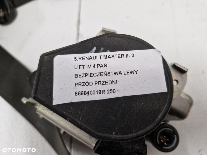 RENAULT MASTER III 3 LIFT IV 4 PAS BEZPIECZEŃSTWA LEWY PRZÓD 868840018R - 7
