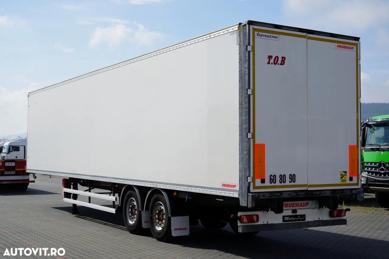 Fruehauf CONTAINER / KOFFER / 2 AXE / SAF / PODEA FOARTE REZISTENTĂ: ȘINĂ - 6