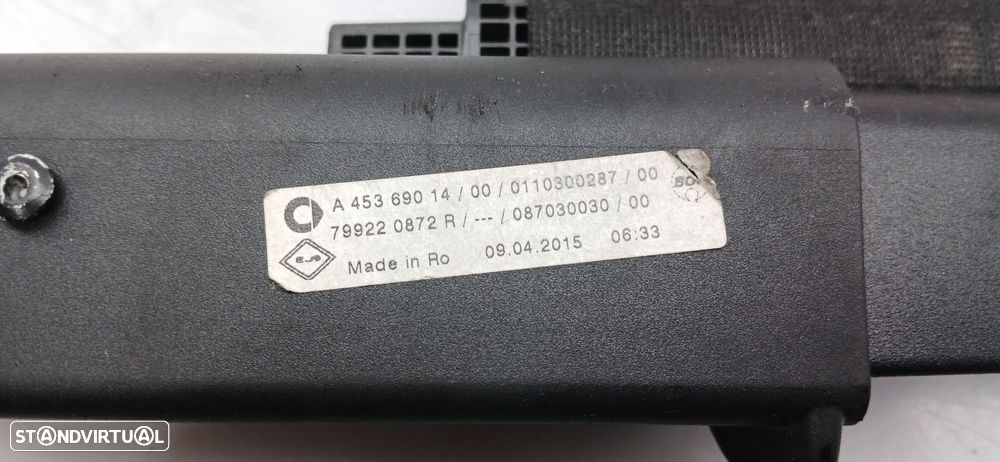 Chapeleira / tampo da mala SMART ForTwo Coupé (453) - 4
