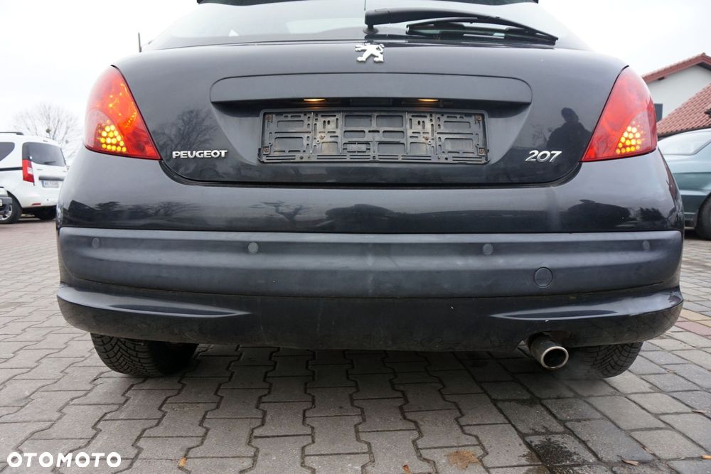 KLAPA BAGAŻNIKA TYLNA 207  5D HB EXLD  CZARNY PEUGEOT 2006-2009 - 8