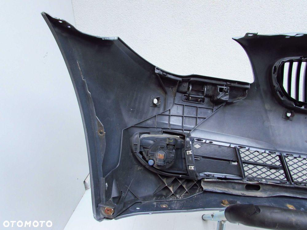 BMW 5 F10 F11 09-14 ZDERZAK PRZOD PDC SPRYSKI GRIL ATRAPA HALOGENY SPACEGRAU - 9