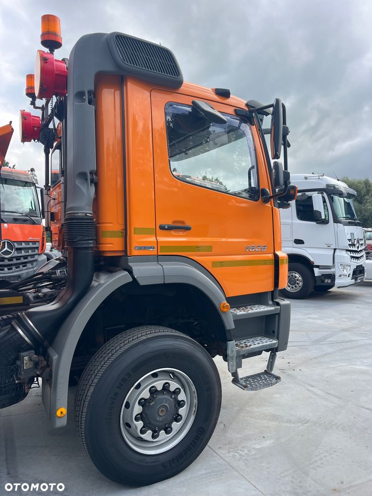 Mercedes-Benz Axor 1829 Wywrotka 4x4 Napęd na Mostach 4x4  Na Wał Reduktor Biegi Terenowe Czolownica Hydraulika Boczna Klimatyzacja Webasto Manual Grzana szyba Pług Piaskarka Solarka Schnitd Stratos B50-36 - 6