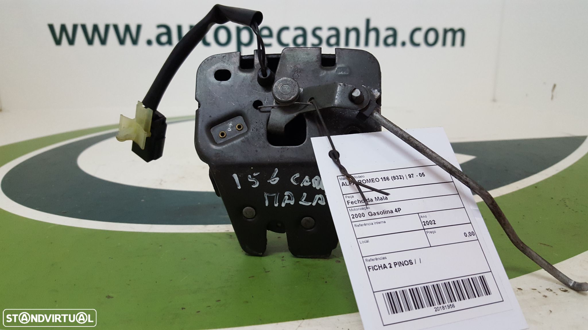 Fecho Da Mala Alfa Romeo 156 (932_) - 1
