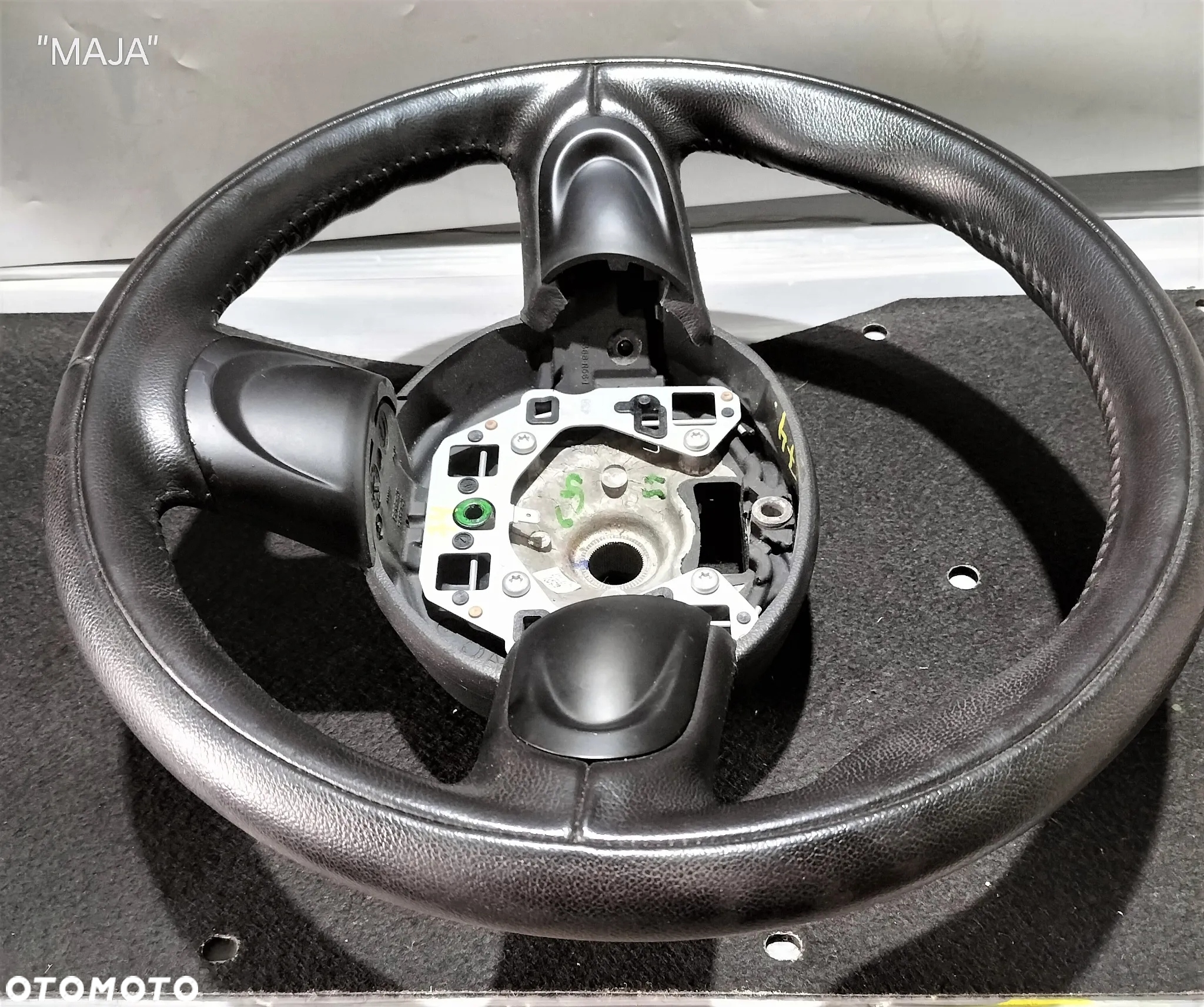 MINI COOPER ONE R55 R56 R57 609695852D 3-RAMIENNA KIEROWNICA SKÓRZANA SKÓRA ORYGINAŁ - 4