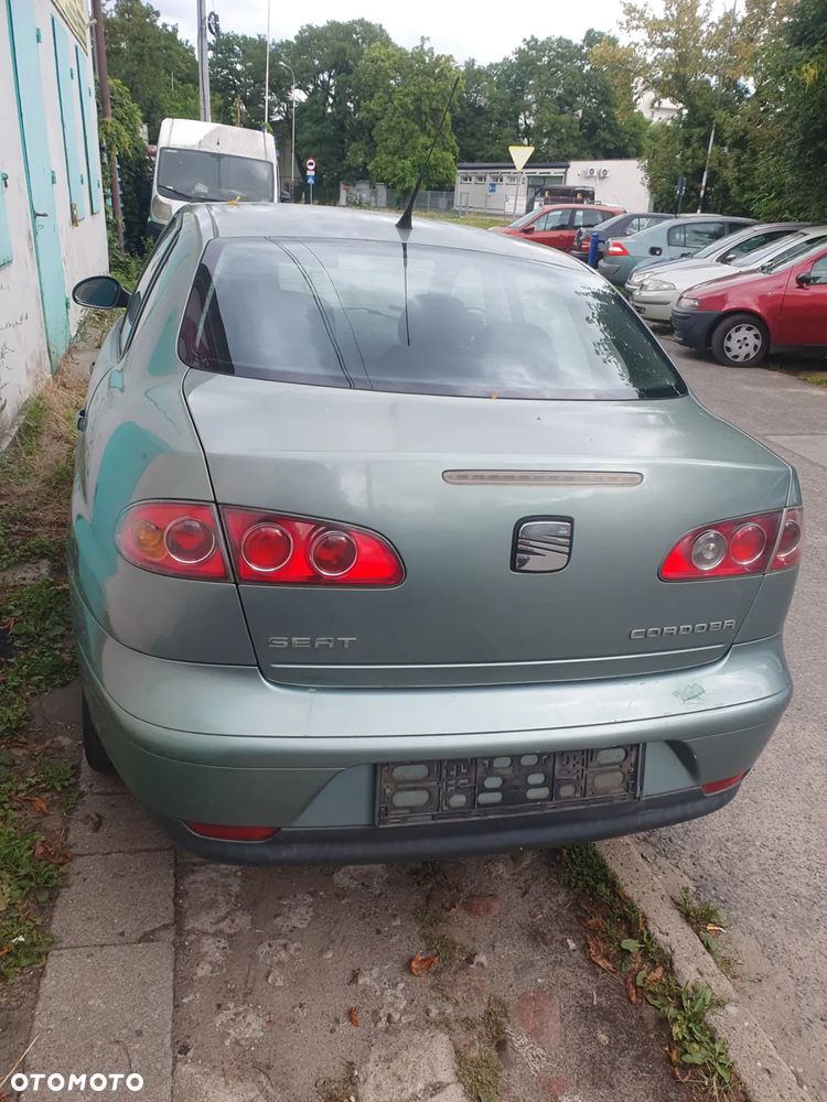 Seat Cordoba na części 1.4 55 kW lampa zderzak maska błotnik prawy lewy tył przód drzwi klapa zegary skrzynia biegów pompa - 5