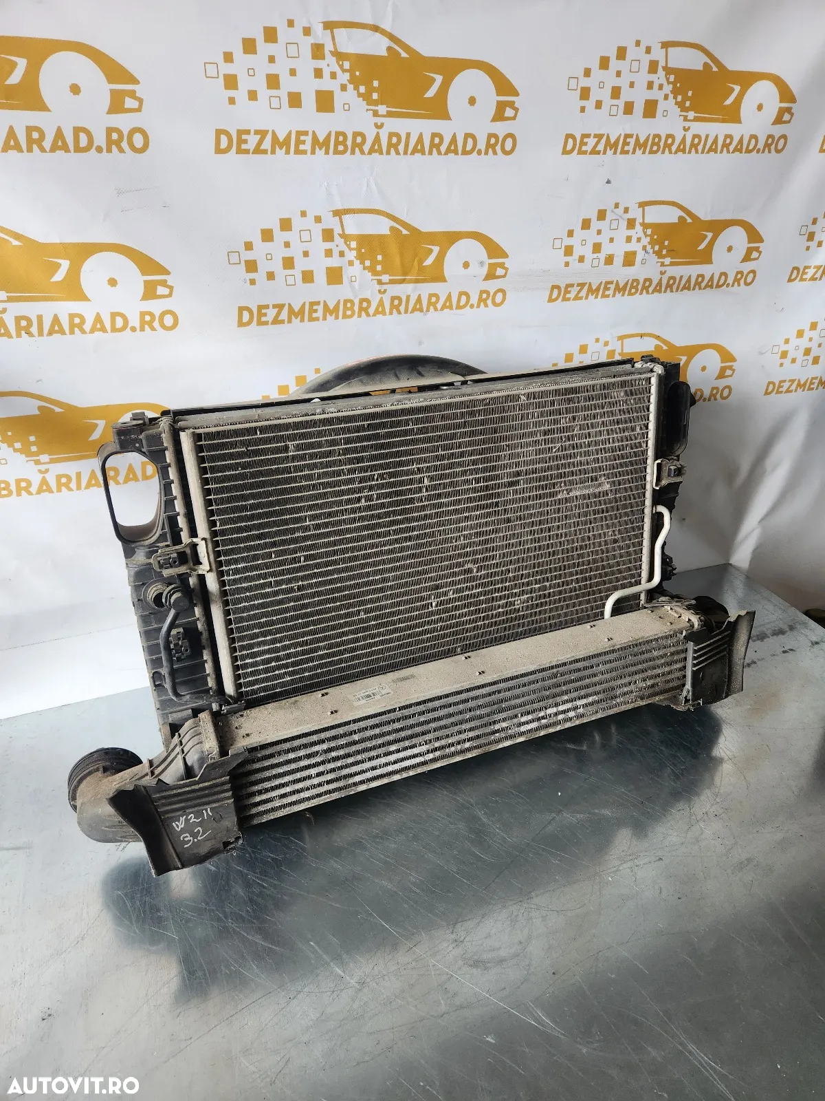 Grup Radiatoare Radiator Apa Clima Intercooler Termocupla Mercedes E Class W211 3.0 Cdi - 3