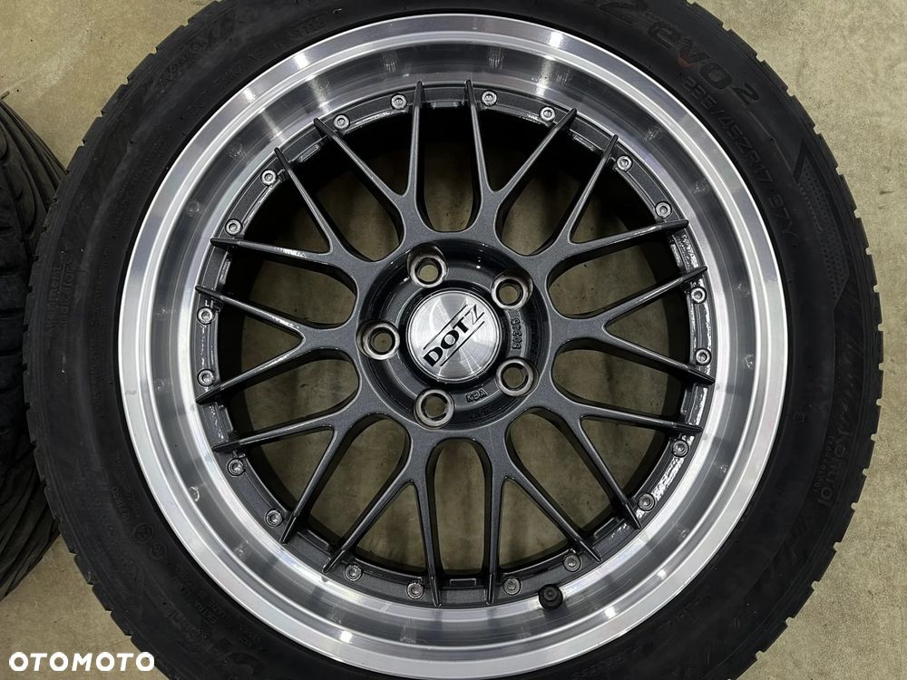 Felgi aluminiowe VW Volkswagen Audi Seat Skoda r17 cali 7,5jx17 ET48 5x112 DOTZ REVVO DARK polerowan - 14