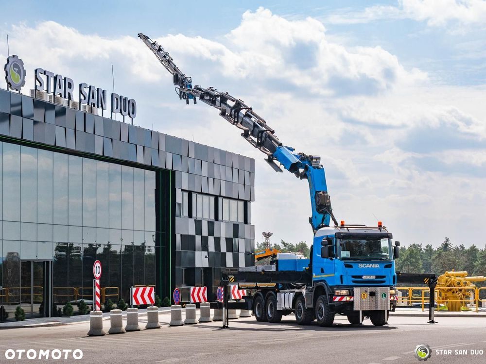 Scania G440 8x8 PALFINGER PK 100002 HDS Żuraw Fly Jib Wciągarka - 2