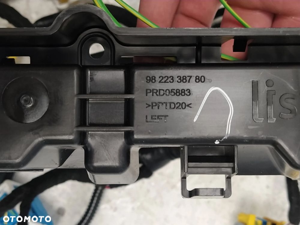 PEUGEOT 208 II PRZEWODY KABLE INSTALACJA WIĄZKA KABINY WNĘTRZA ORYGINAŁ - 9