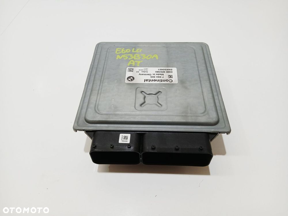 KOMPUTER STEROWNIK SILNIKA BMW E60 E61 N53B30A 7594305 (0001054)