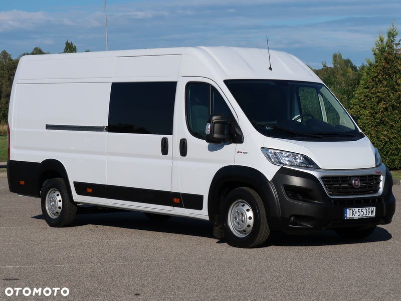 Fiat 2019 Ducato BRYGADÓWKA CARPOL 7 osób MAXI L4H2 180ps, SALON POLSKA , Tylko 112tyś km. Nawigacja, Pompowany fotel, tempomat, klimatronik, ŚLICZNY - 1