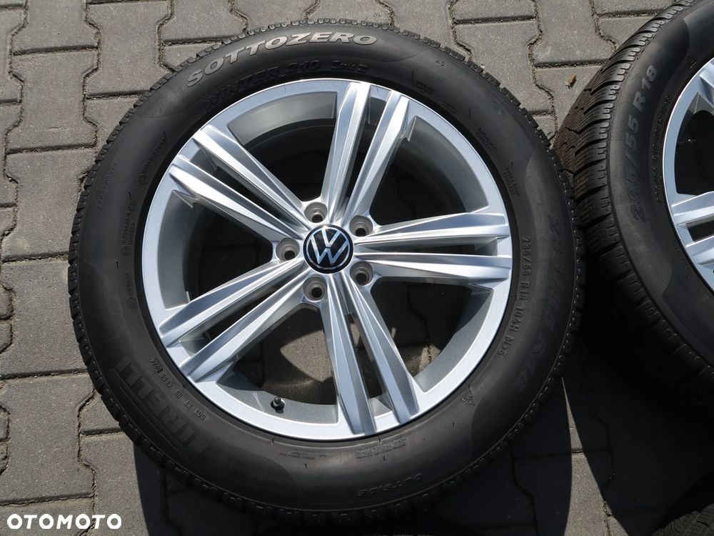 Koła zimowe VW Tiguan 18'' Opony Pirelli 235/55r18 24r Idealne - 2