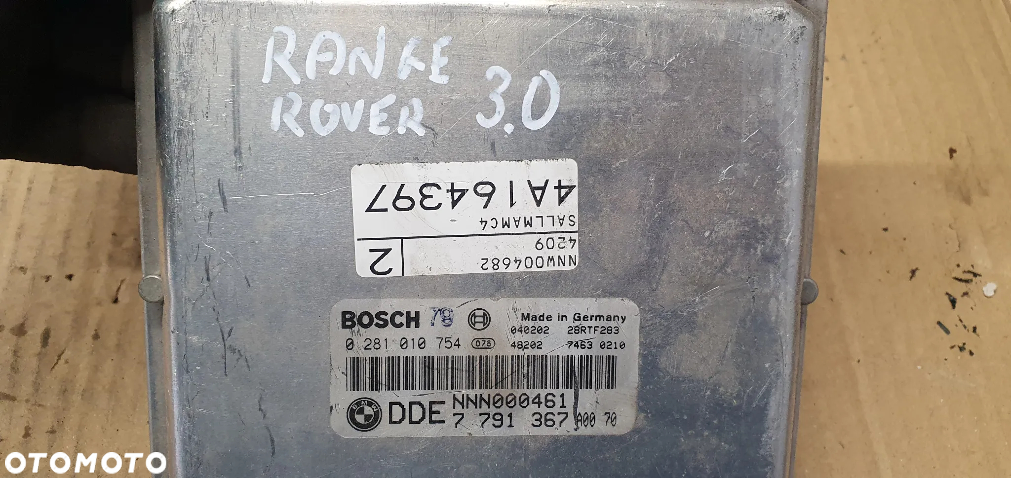 Komputer sterownik silnika Range Rover Vogue L322 7791367 - 4