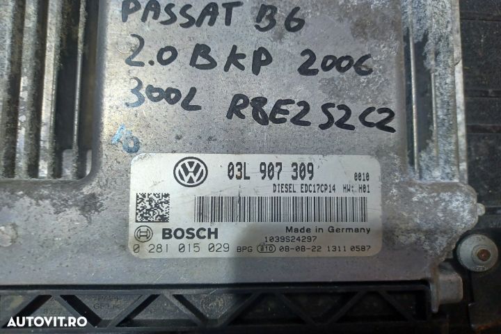 Calculator motor ECU 03L907309 0281015029 - 2.0 BKP 03L907309 0281015 - 3