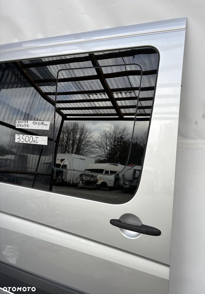 SPRINTER 906 VW CRAFTER 06- DRZWI SUWANE PRZESUWNE BOCZNE PRAWE SREBRNE - 7