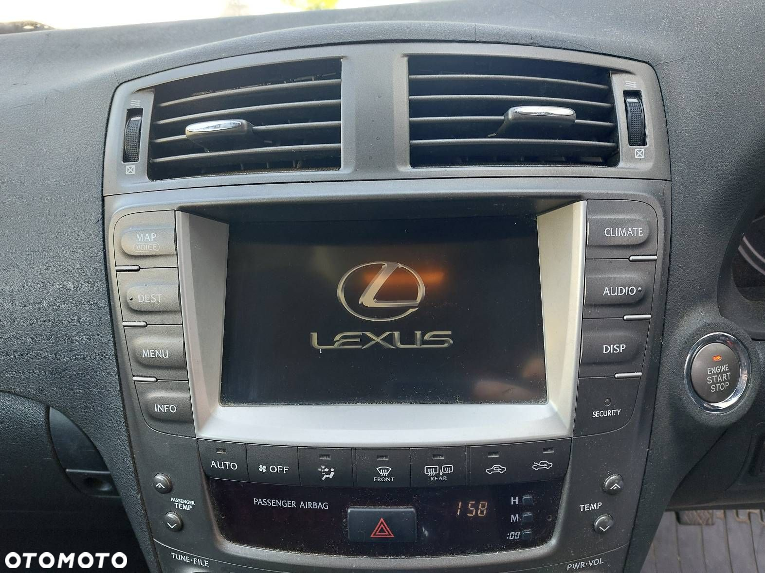 RADIO ODTWARZACZ + PANEL NAWIEWU + RAMKA LEXUS IS II - 2