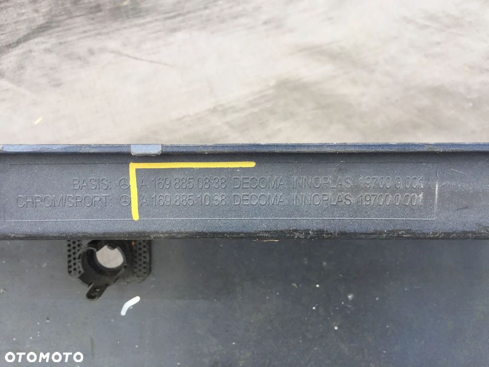 MERCEDES B-KLASA B KLASA W169 LIFT 2008-2012 ZDERZAK TYLNY TYŁ - 12