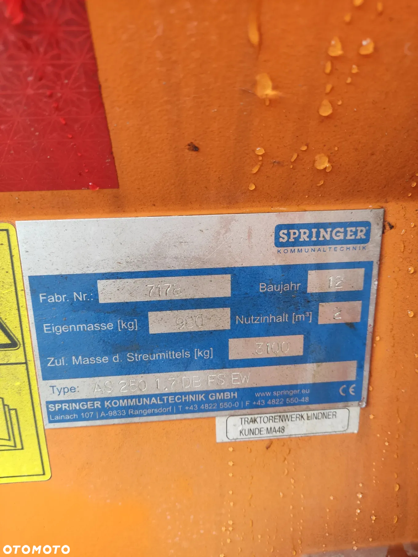 Piaskarko solarka SPRINGER posypywarka 2 szt - 4