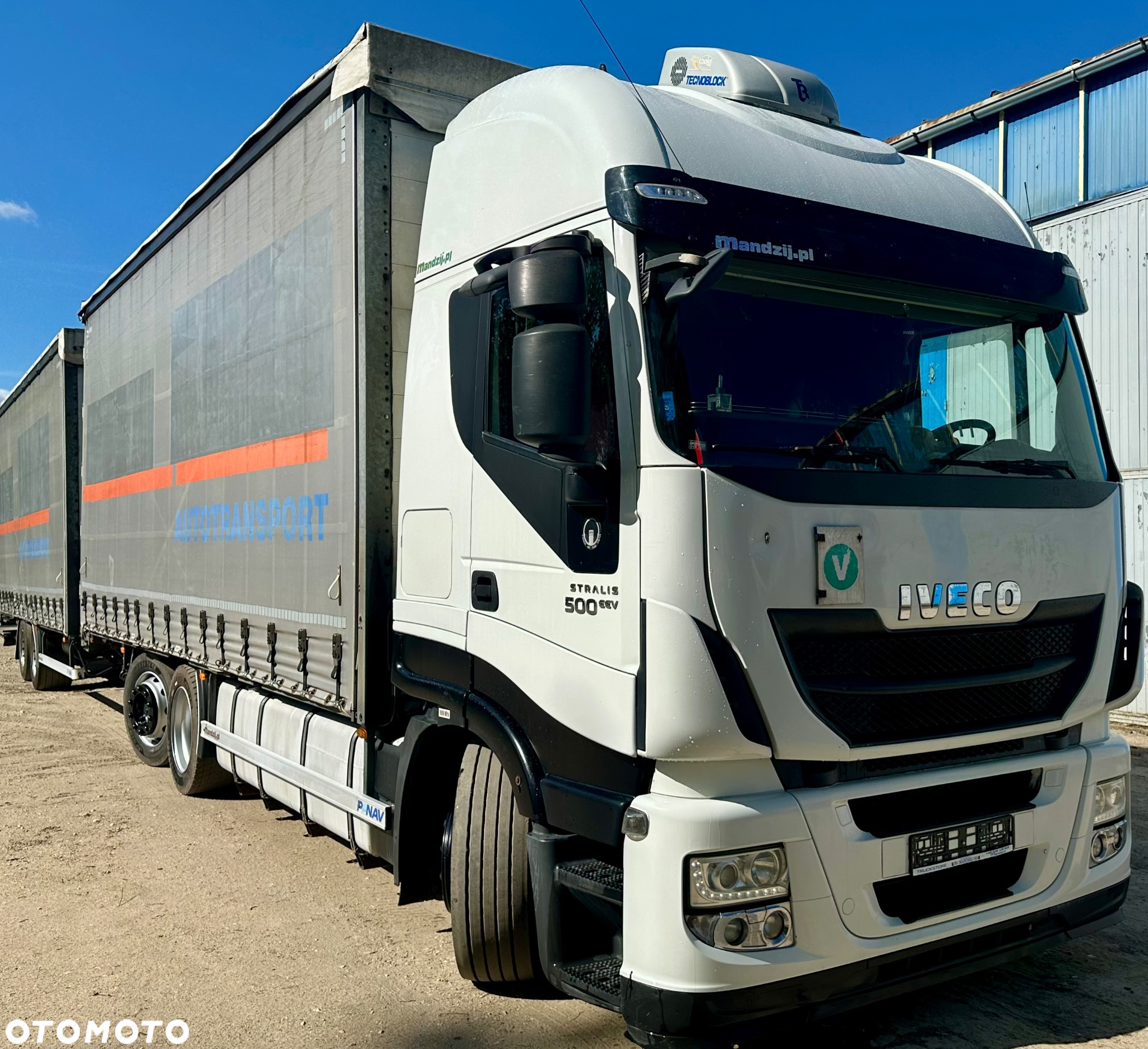 Iveco STRALIS 500EEV GLOB XXL AUTOMAT RETARDER 6x2 JUMBO TYLNA OŚ SKRĘTNA FIRANKA DŁ:7.40m + TANDEM PANAV OŚ BPW FIRANKA DŁ:8.20m ZESTAW PRZESTRZENNY 120m3 MOTOR:13L 2014r IGŁA - 3