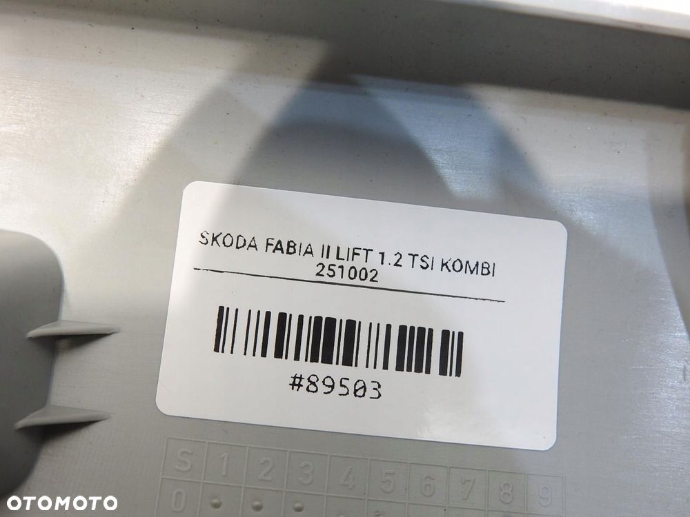 OSŁONA SŁUPKA PRAWY PRZÓD SKODA FABIA II 5J0867234 - 4
