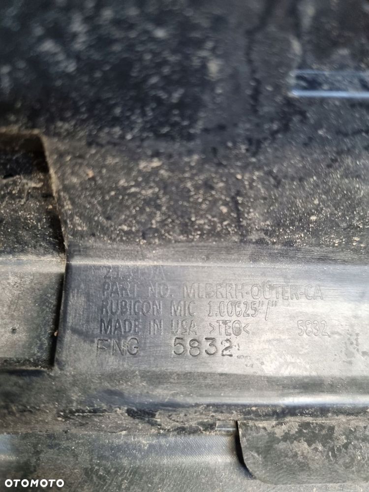 jeep wrangler rubicon listwa nakładka błotnika tył tylna prawa - 8