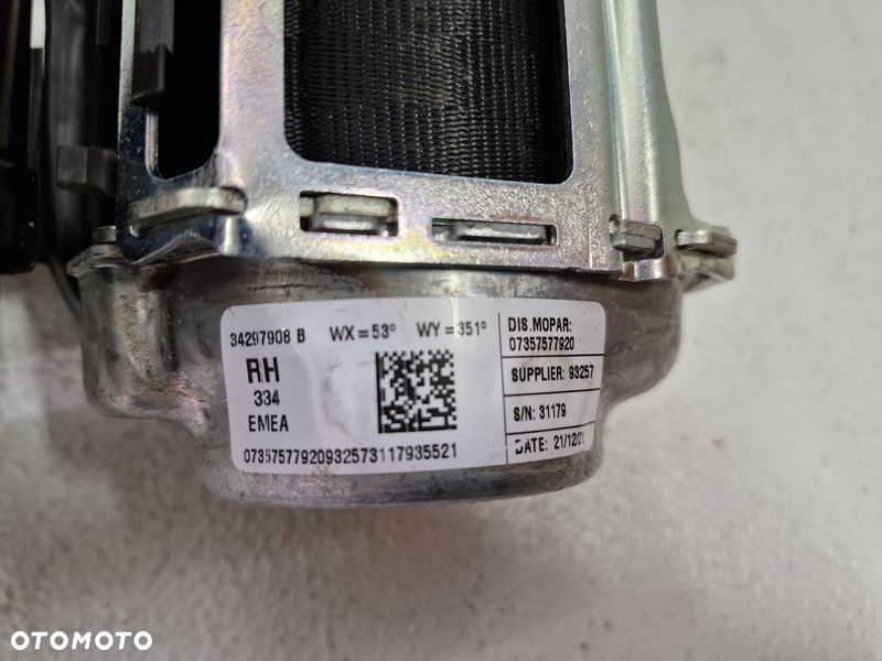 FIAT 500X LIFT PAS BEZPIECZEŃSTWA PRAWY TYŁ TYLNY 07357577920 7357577920 - 2