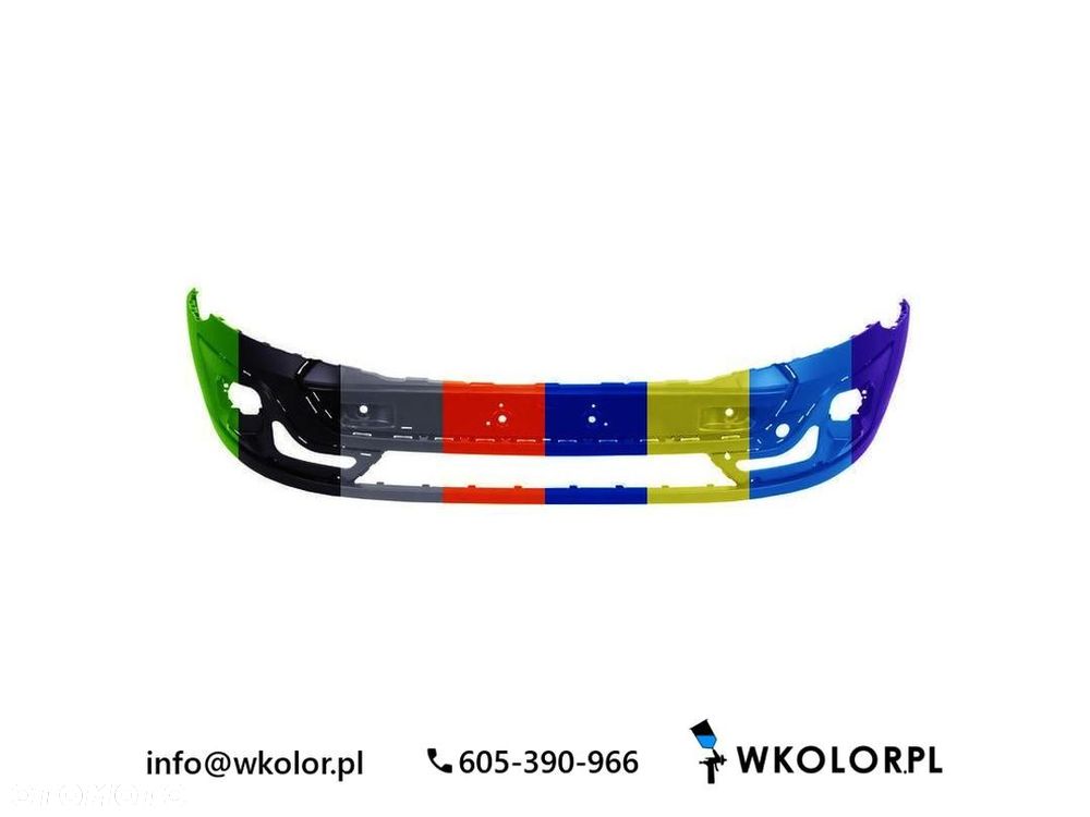 NOWY ZDERZAK FORD TOURNEO CUSTOM V362 2012-2015 LAKIEROWANY W KOLOR - 1