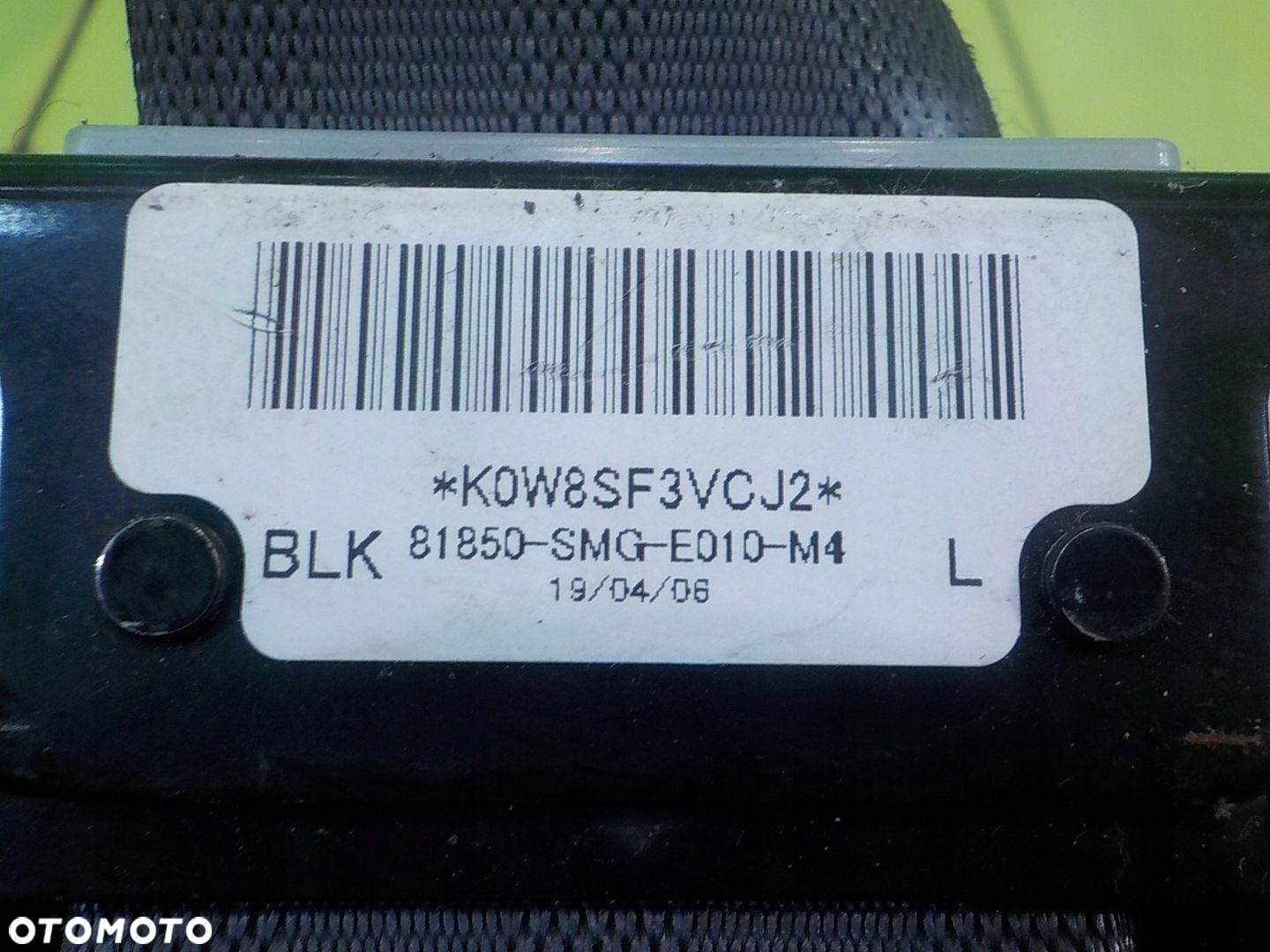 CIVIC VIII UFO 1.8 I-VTEC pas bezpieczenstwa lewy przod 81850-SMG-E010-M4 - 4