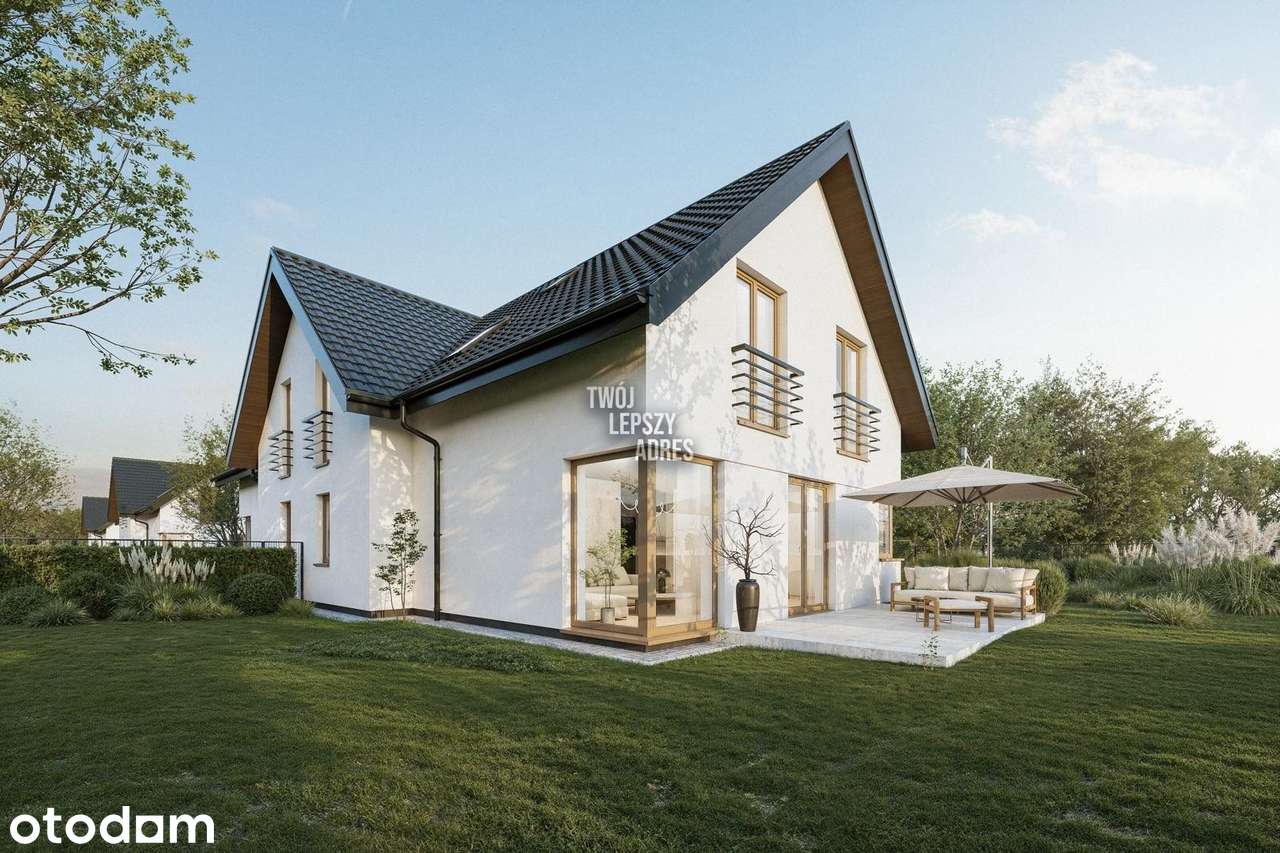 Dom bliźniaczy 127,7 m² | działka 509 m² | Brzezi - Pełny obrazek: 3/11