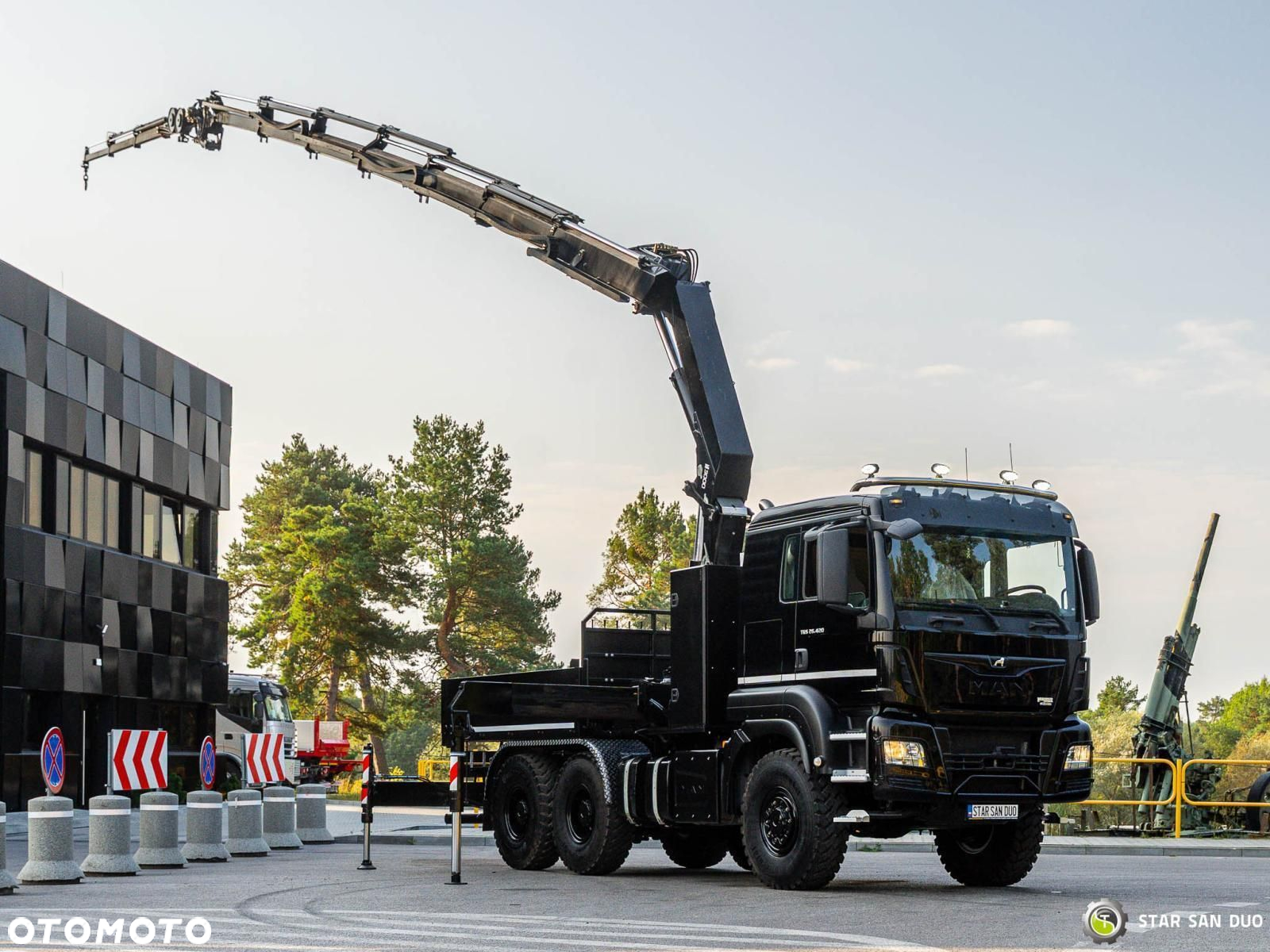 MAN MAN TGS 26.420 6x6 HMF 3000 K6 Fly Jib Kosz Roboczy Obrotnica Energetyka - 2