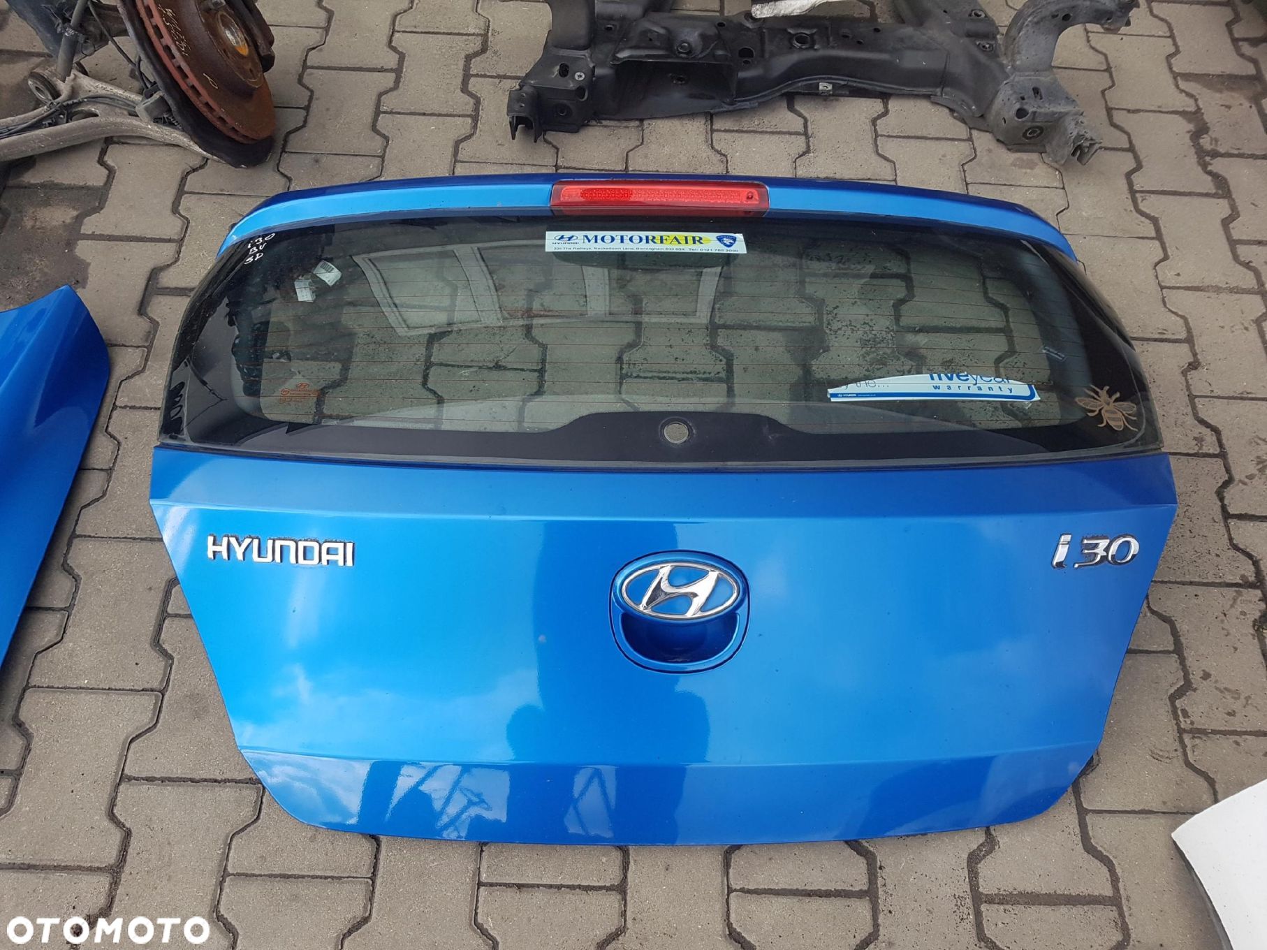 HYUNDAI i30 07-12r HB KLAPA BAGAŻNIKA TYŁ BV - 1