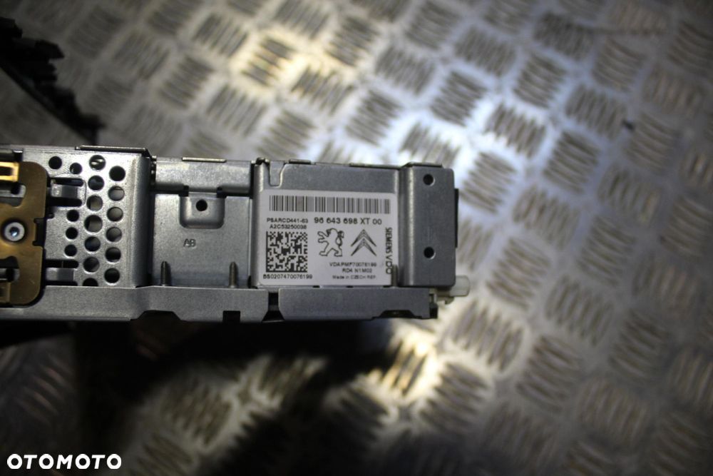 RADIO CITROEN C5 III X7 96643698XT - 4