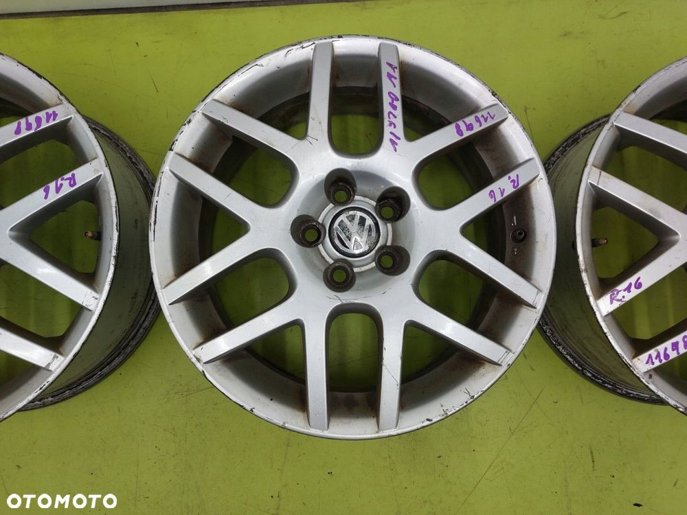 Alufelgi FELGI ALUMINIOWE SKODA VW BORA GOLF IV 97-03 6,5J 16 ET 42 5X100 - 5