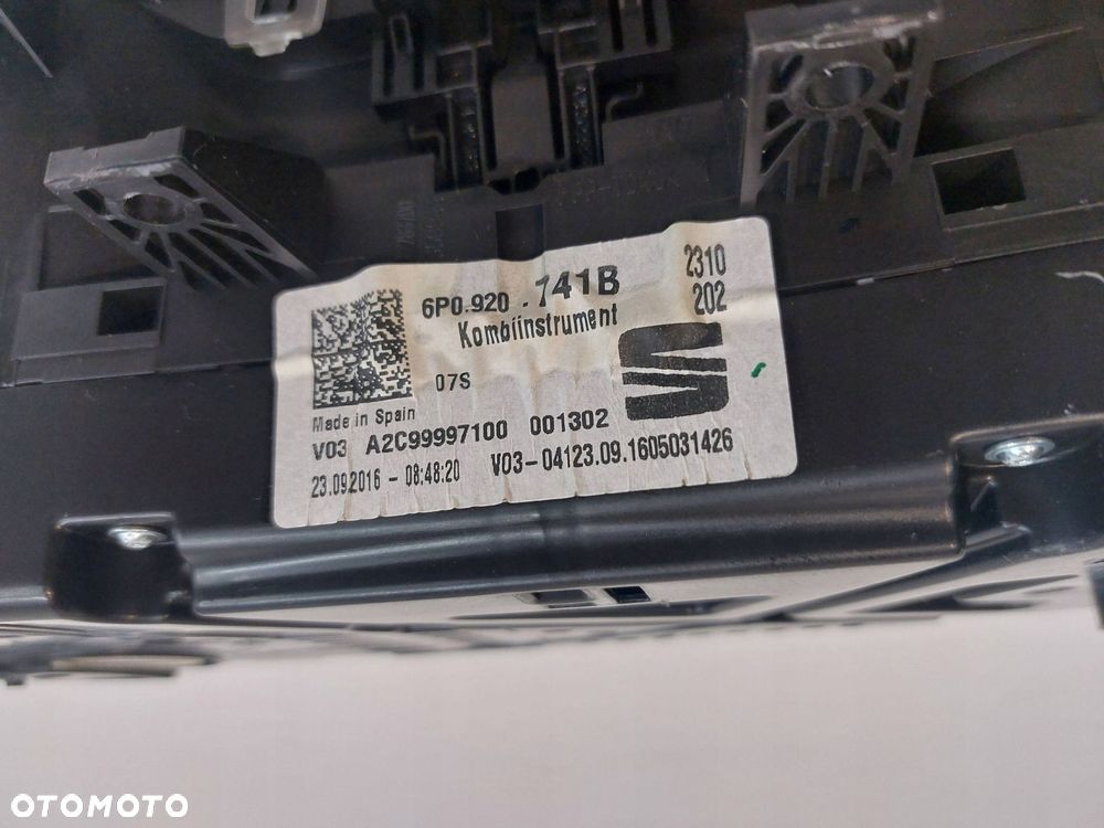 seat ibiza 6j lift licznik zegary 6p0920741 europa - 5