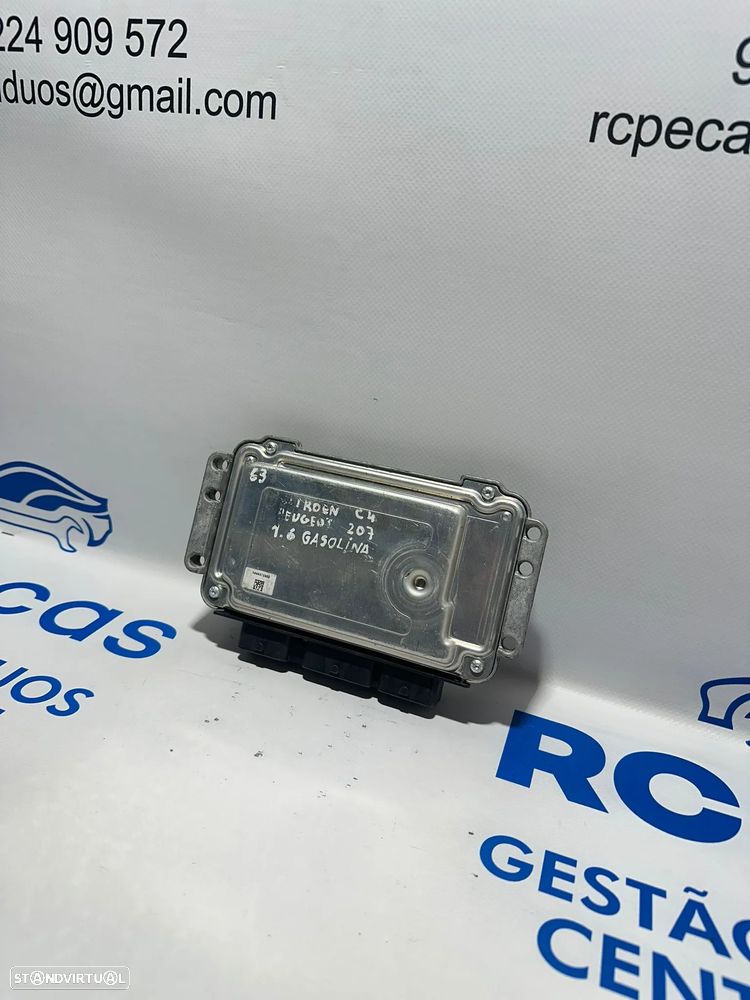 .Centralina Motor Bosch Original PSA Peugeot Citroen NFU 1.6i 16v 9665415880 0261201609 2004 - 2010 - 8