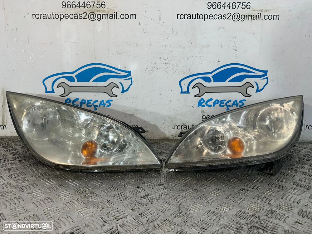 .Conjunto Farol Otica Frente Frontal Direita Esquerda Original Mistubishi Colt 8301A285 mr957356 2003 - 2013 - 1