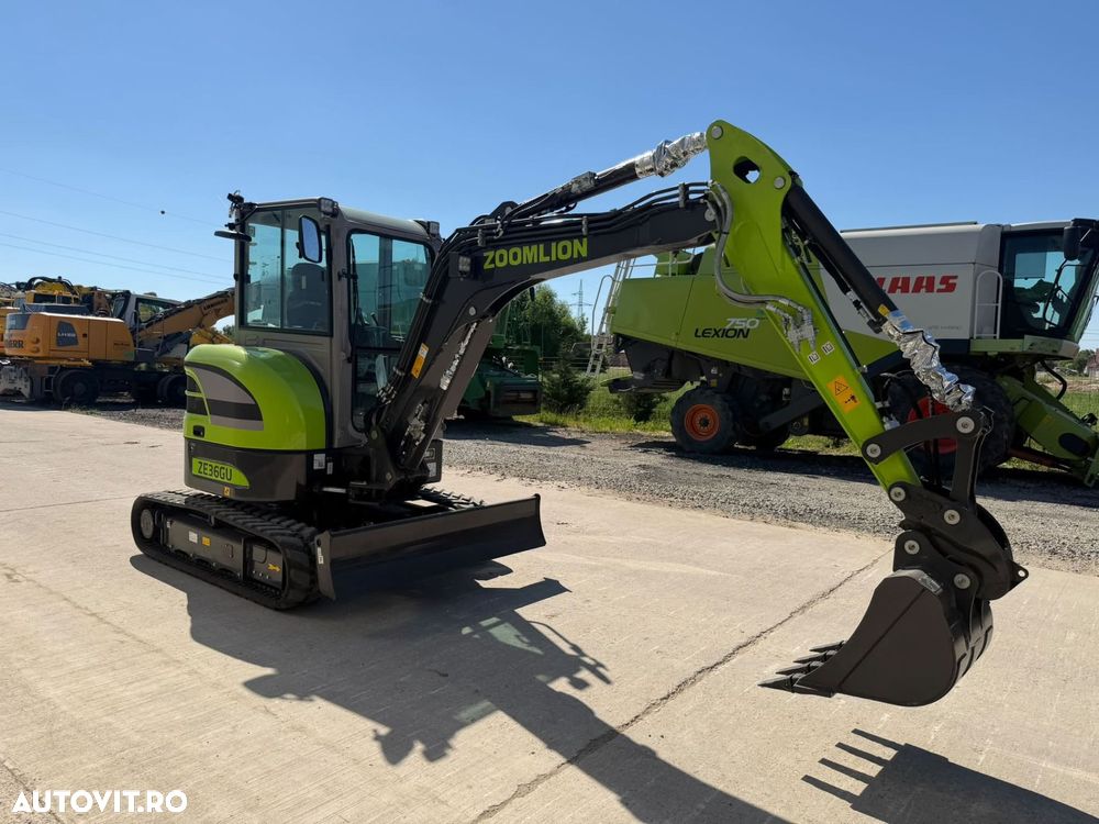 Zoomlion ZE36GU Miniexcavator - 3