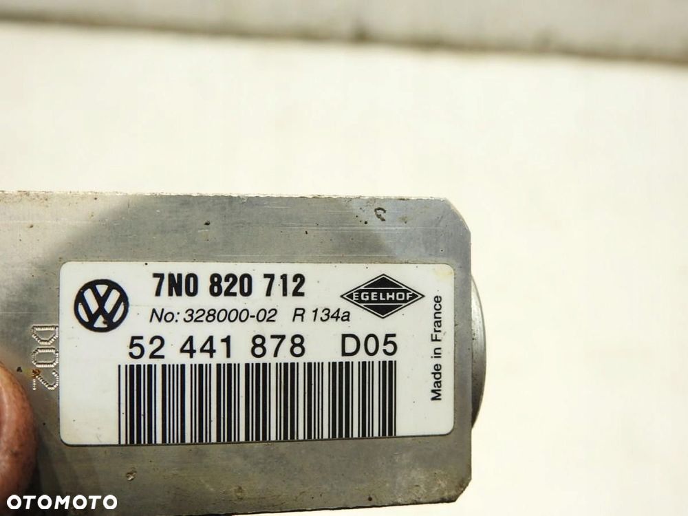 ZAWÓR ROZPRĘŻNY KLIMATYZACJI VW SHARAN II 7N0820712 52441878 - 5