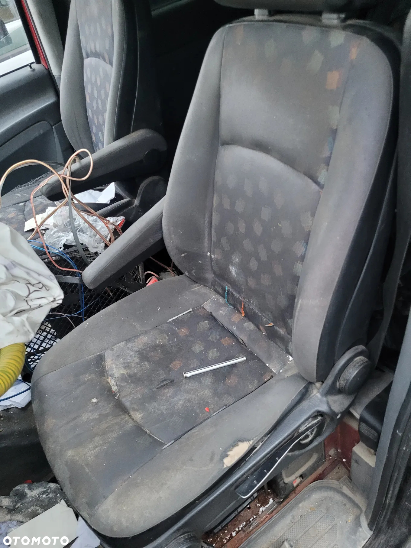 mercedes vito w639 fotel kanapa deska kokpit podsufitka boczek podłokietnik licznik panel szyb stacyjka - 3