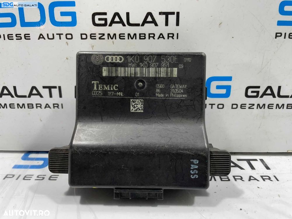 Calculator Modul control central CAN Gateway Volkswagen Touran 1T1 2003 - 2007 Cod 1K0907530E [L4519] - 1