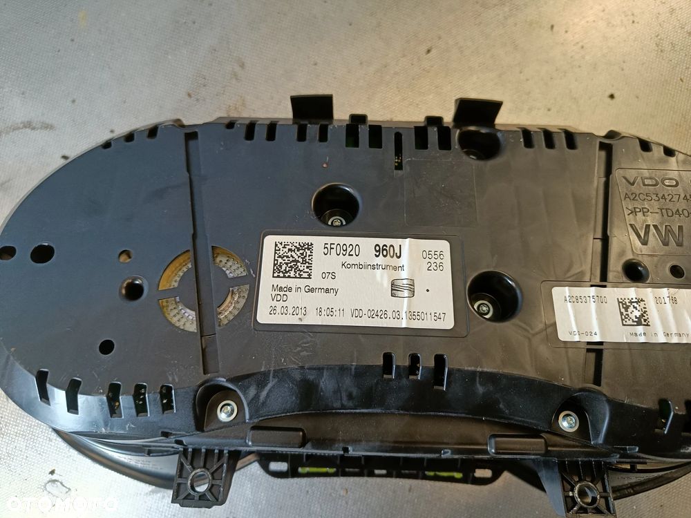 Licznik zegary Seat Leon 3 III Diesel 5F0920960J - 6