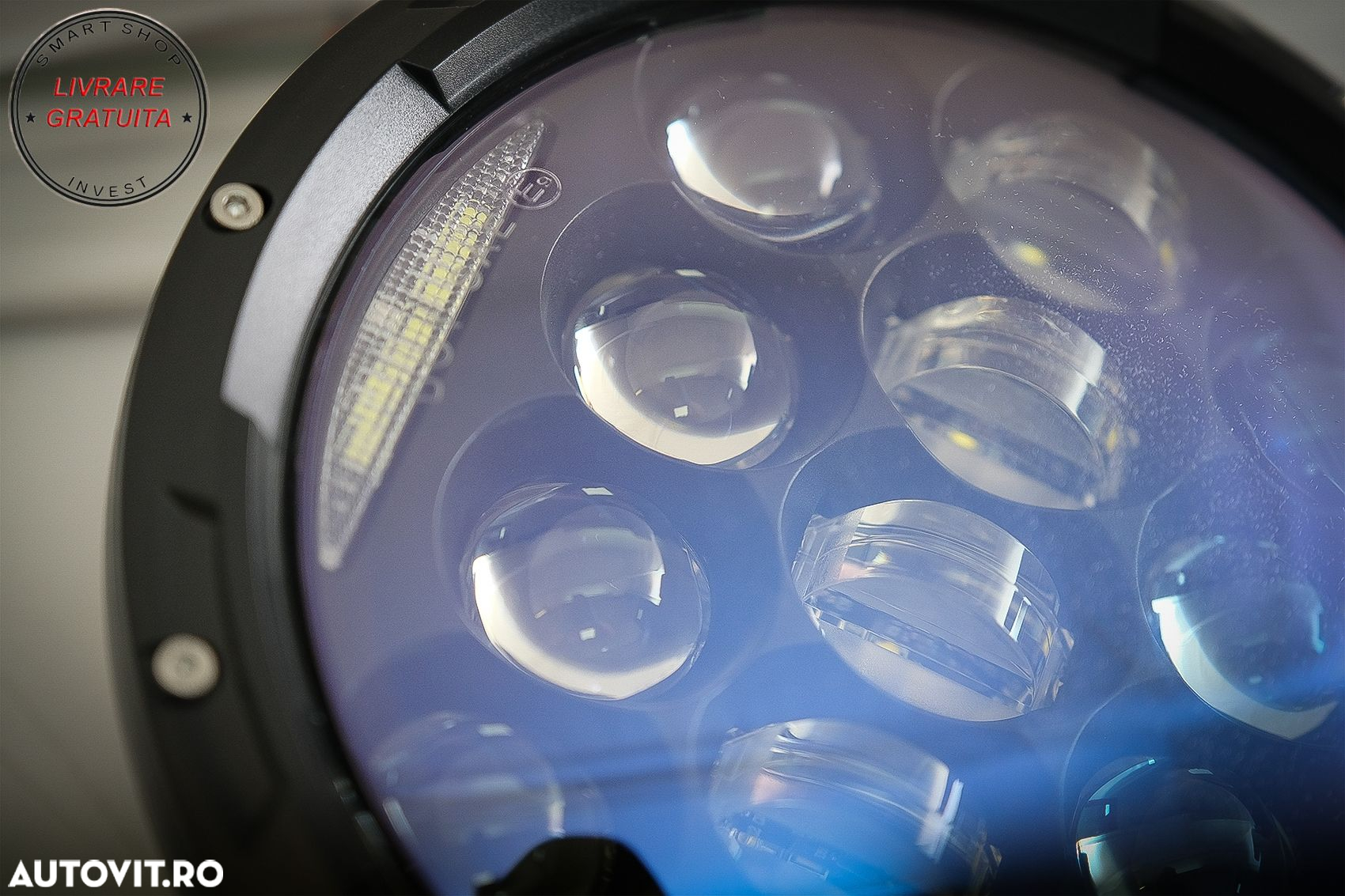 Faruri Full LED CREE Dublu Proiector Halo DRL Jeep Wrangler TJ & JK (1997-2018)- livrare gratuita - 18