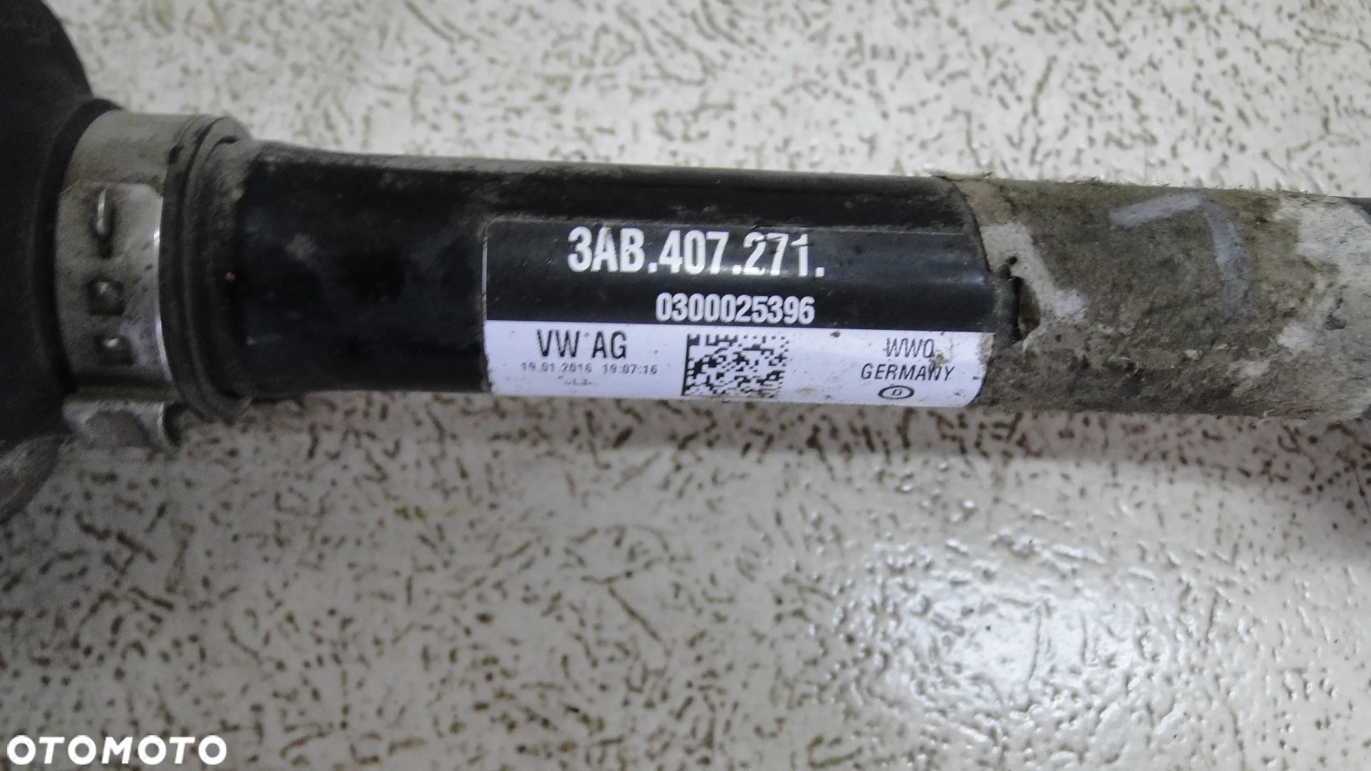 VW SCIROCCO PÓŁOŚ PÓŁOŚKA LEWA KRÓTKA 2.0TSI 08-17r - 5