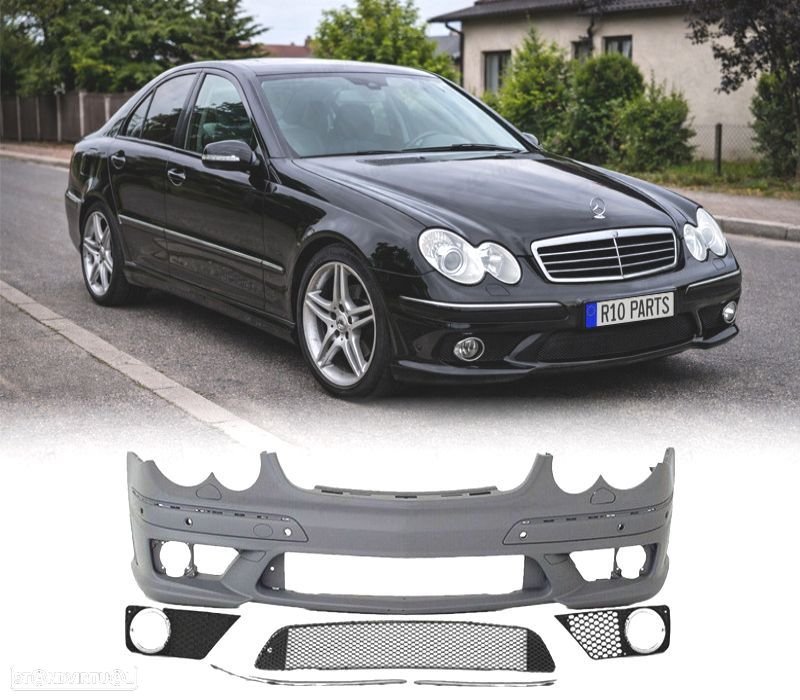 KIT DE CARROÇARIA MERCEDES CLK 200-500 W209 C209 02-09 LOOK AMG - 5
