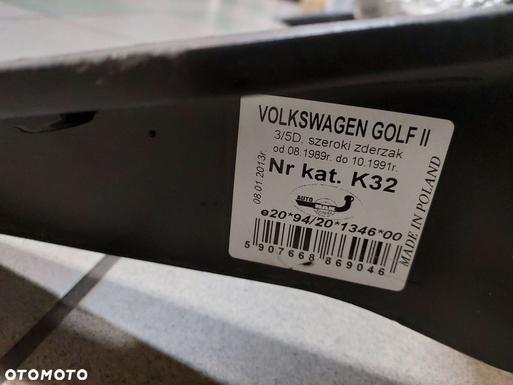 HAK VOLKSWAGEN  GOLF II 08.89/10.91 ROK  3/5 drz., szeroki zderzak - 4